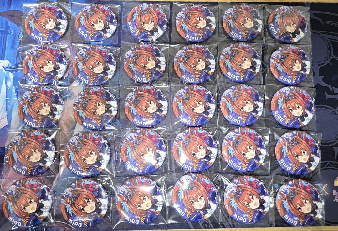 ウマ娘 ハチャメチャ 缶バッジ ダイワスカーレット Daiwa Scarlet - Badge - Uma Musume Pretty Derby (ダイワ