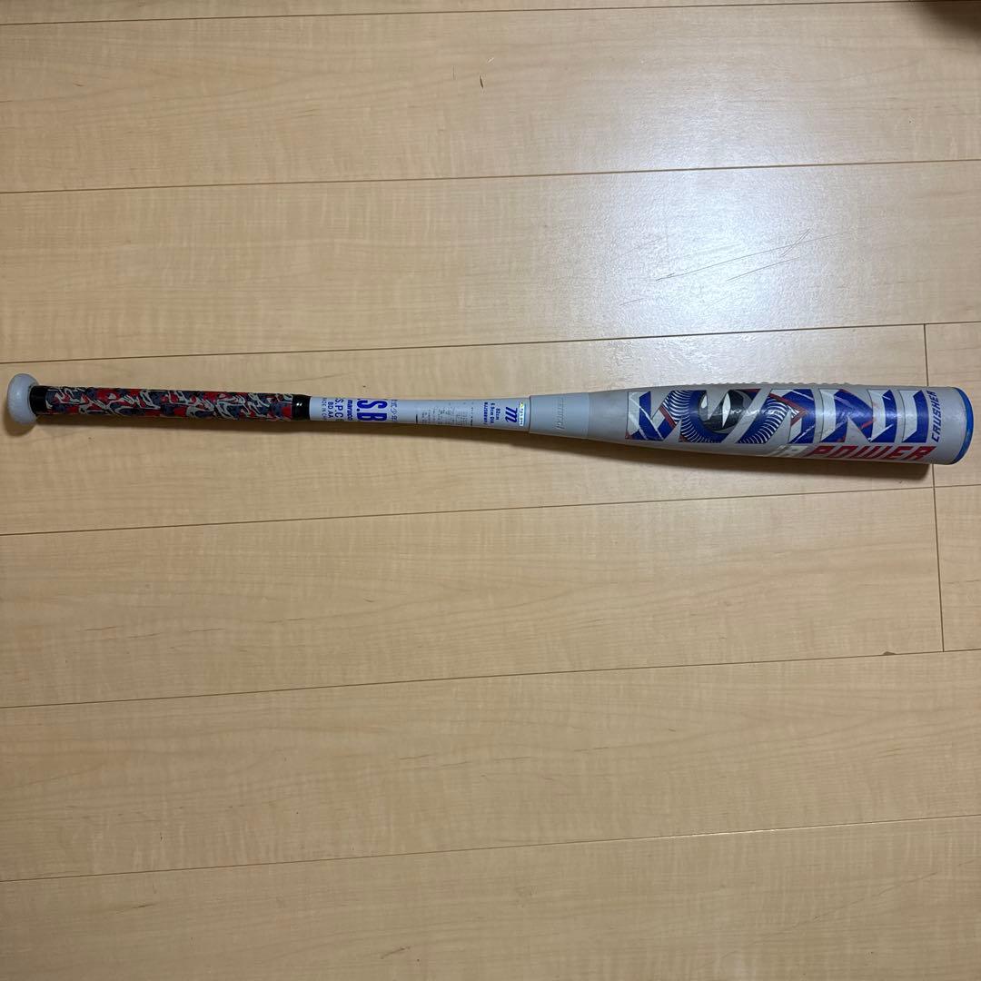 バット 青ワニ　ワニクラッシャー82cm バットケース無し　破れあり marucci（マルーチ） 青ワニ ワニクラッシャー 少年軟式用 ウレタン製