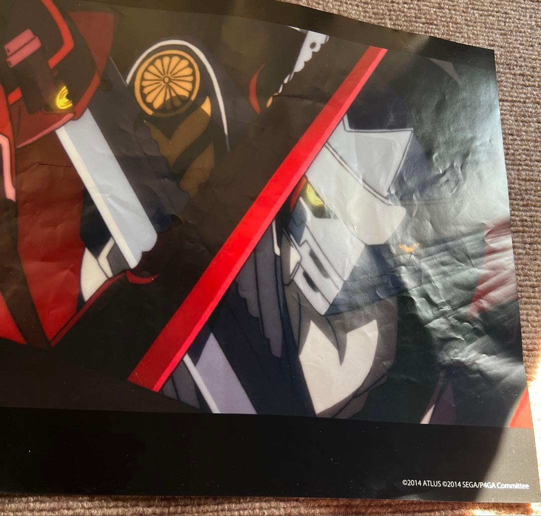 ペルソナ4 2014年 ニコカフェ A3サイズ ランチョンマット2枚 鳴上悠