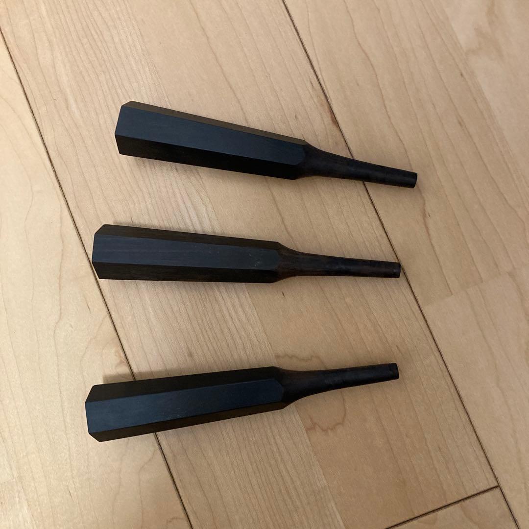 津軽三味線　木製糸巻き　3本セット