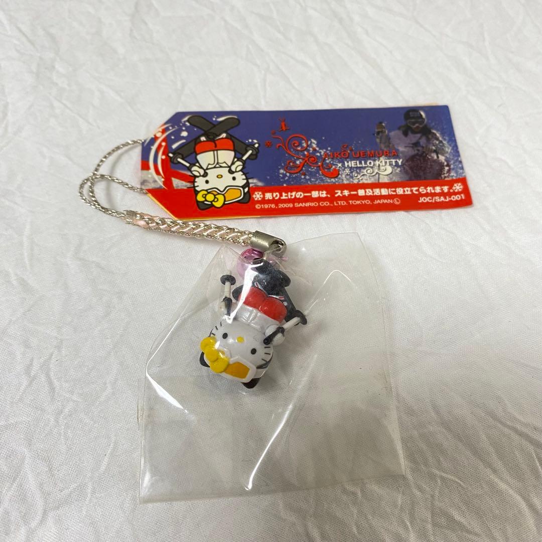 ご当地限定キティ 上村愛子 スノボ 根付け ストラップ - メルカリ