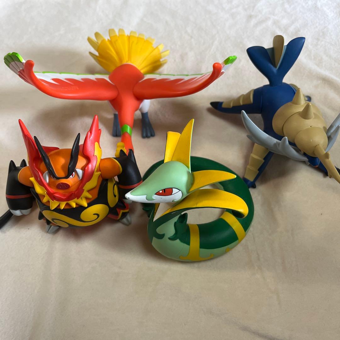 ポケモン フィギュア ダイケンキ ジャローダ エンブオー ホウオウ