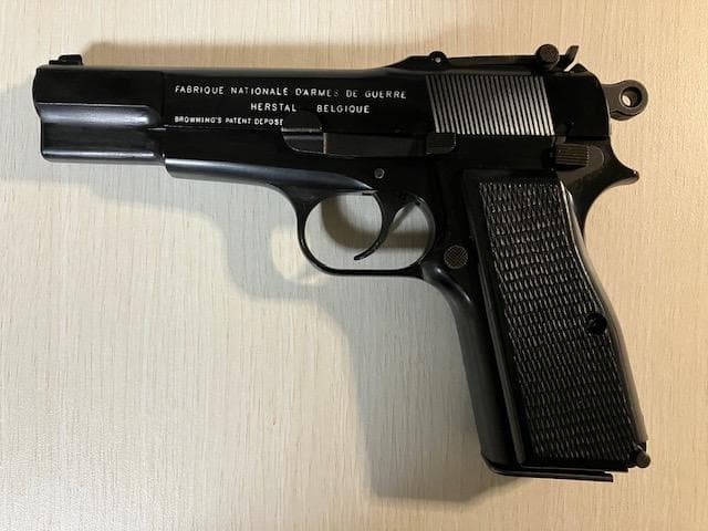 マルシン　ブローニング・ハイパワー　モデルガン（ABS樹脂製） マルシン ブローニング ハイパワー コマーシャル 発火式モデルガン