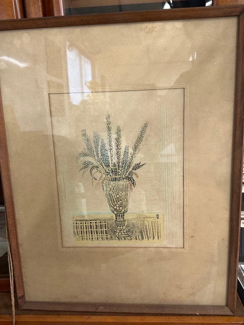 「現代版超秀作展」　作品のタイトルは「コップにさした雑草」