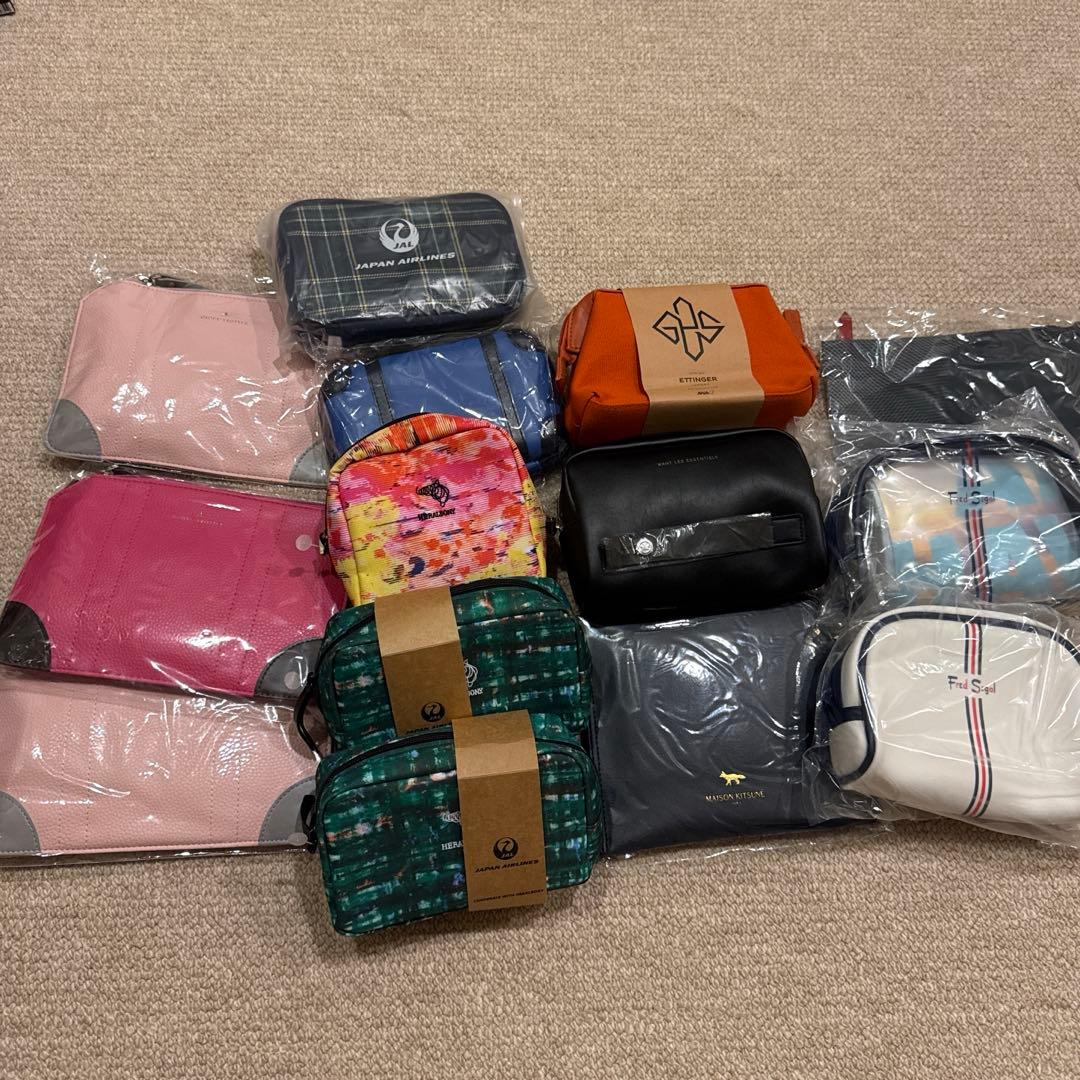 【未開封】 ビジネスアメニティーポーチグローブトロッターエッティンガー 14点 ANA／航空会社のSDGsへの取り組み | 国際線ファーストクラス、ビジネス