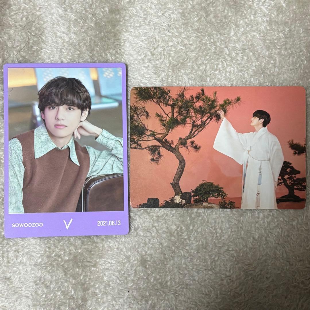 BTS テヒョン ミニフォト 2枚セット - メルカリ