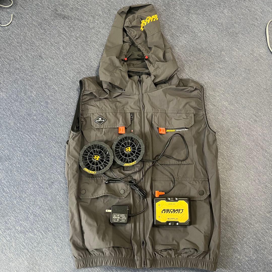 BURTLE AIRCRAFT AC09-24V 空調服フード付き