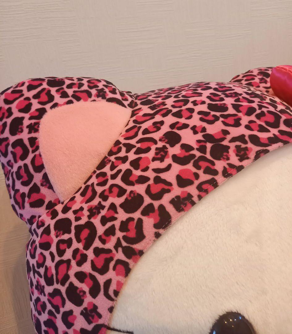 希少 ハローキティ ぬいぐるみ 2008年 ヒョウ柄 ピンク 特大 2L 新品