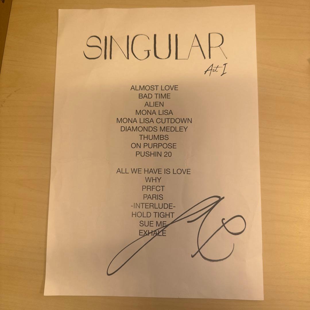 Sabrina carpenter サイン入り2019年来日コンサート