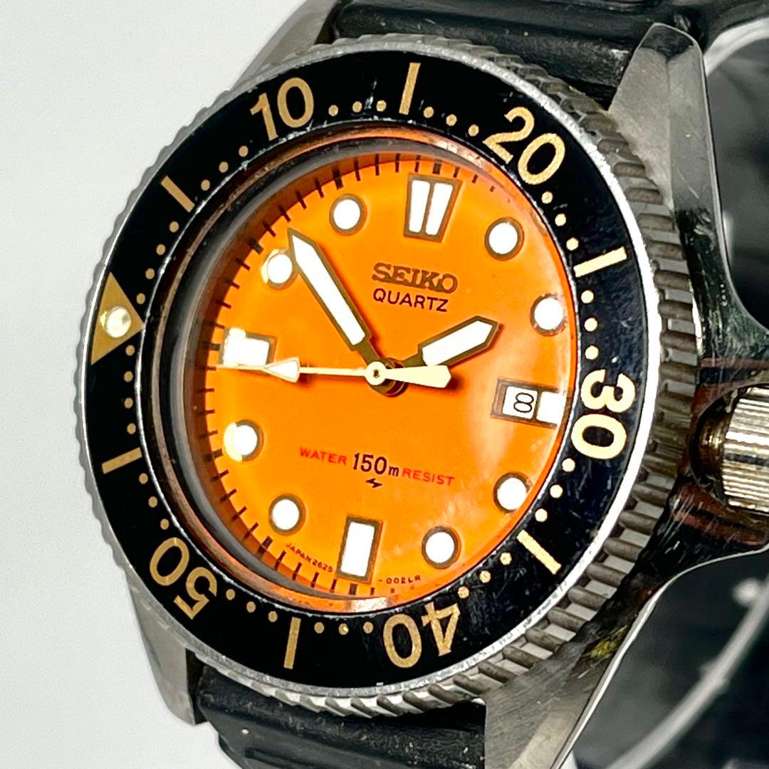 【稼働品】セイコー ダイバーズウォッチ 腕時計 デイト 2625-0010