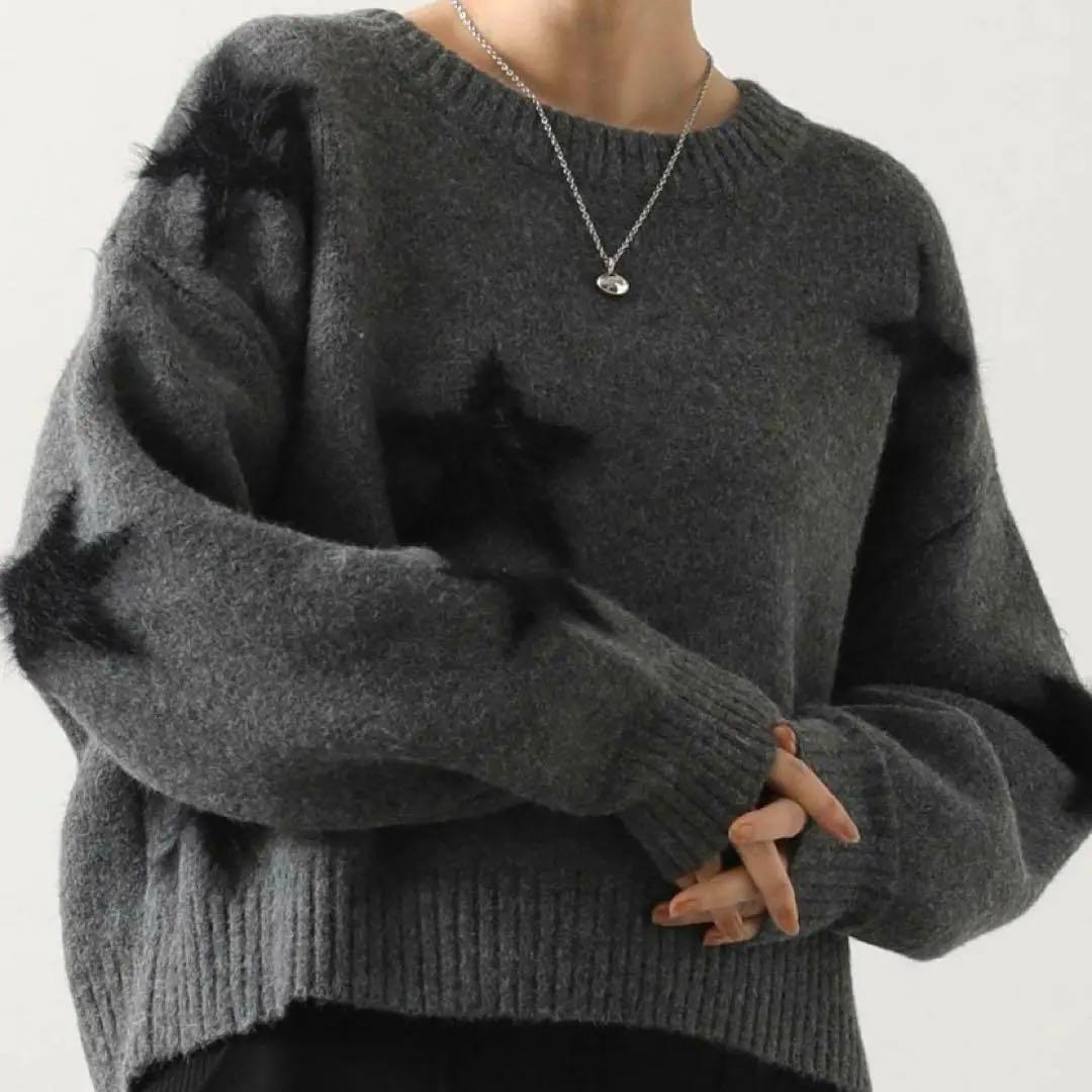 グレディブリリアン Greedy Brillian 星柄 ニット