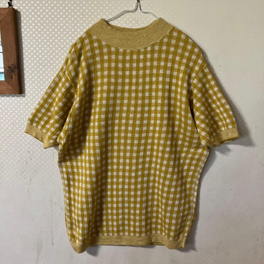 専用❗️ 45Ｒ ギンガムジャカードの908ヨックネック　45rpm