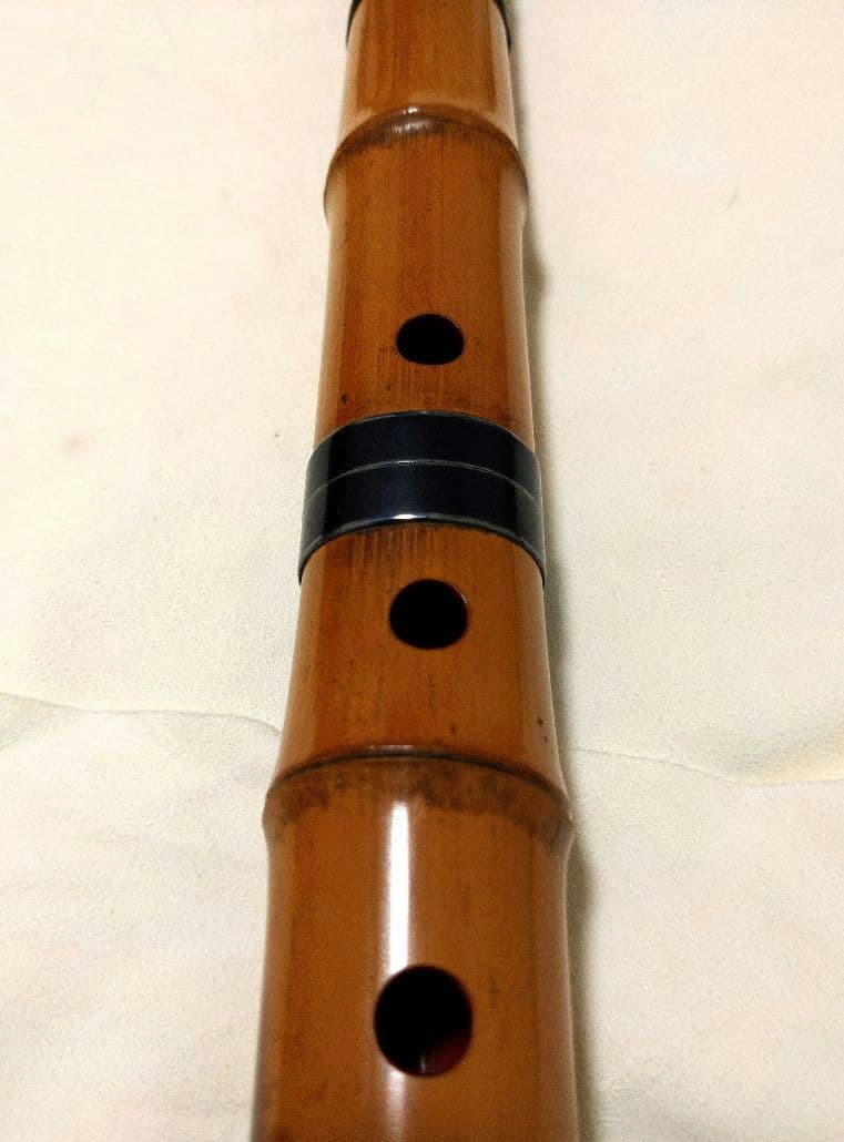 大井如水作☆貴重な一尺六寸管の尺八！100年前の名製管師の名管
