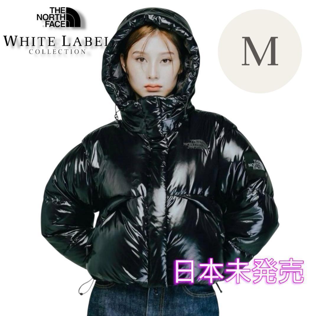 【韓国限定】ノースフェイス グロッシーショートダウン ジャケット 黒 M THE NORTH FACE - (日本完売品) グロッシーショートダウンジャケット
