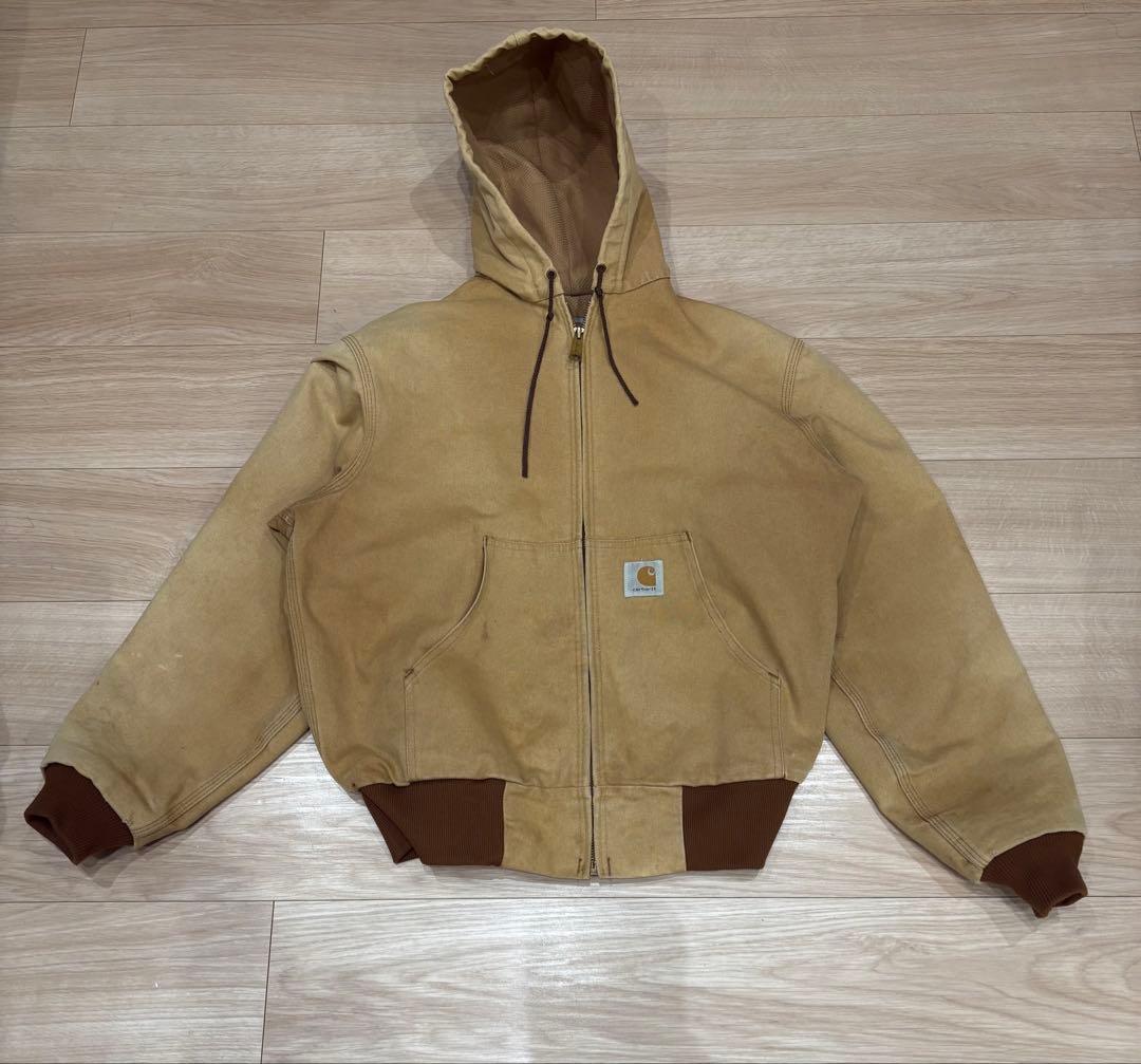 Carhartt アクティブジャケット　90s ブラウン　JR106 USA製