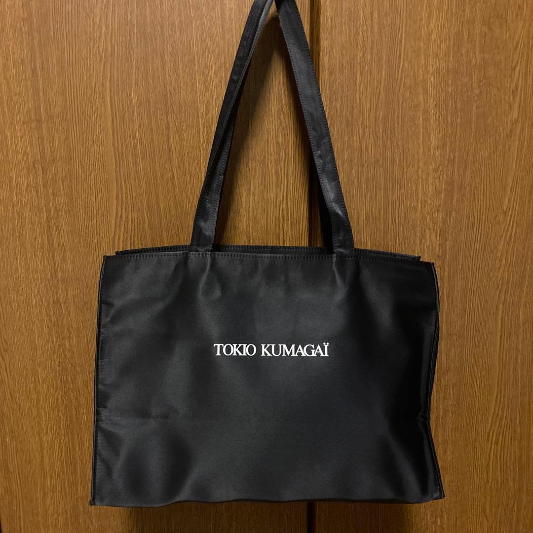 美品】TOKIO KUMAGAI トートバッグ 黒 トキオクマガイ 布製 - メルカリ