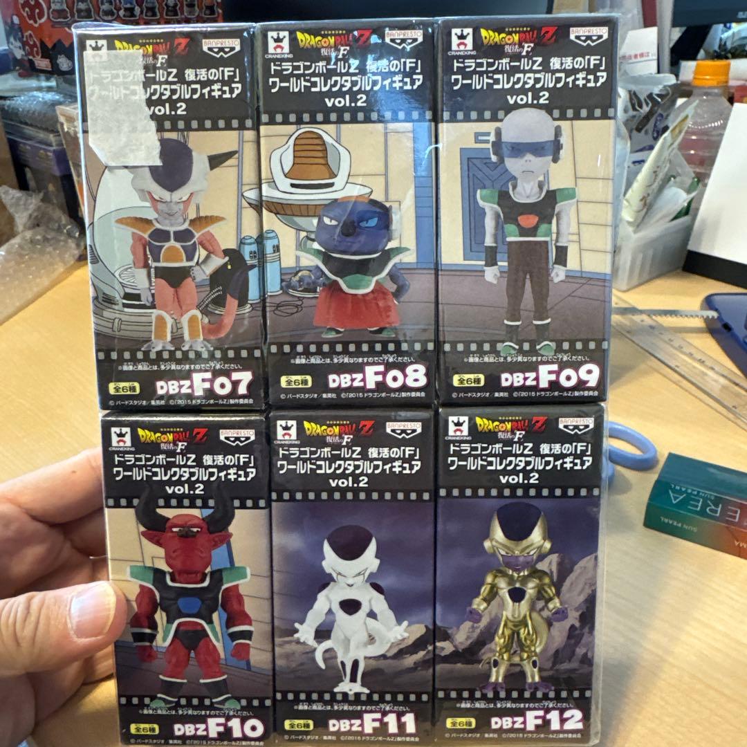 ドラゴンボールZ復活の「F」ワールドコレクタブルフィギュア 6体セットvol.2