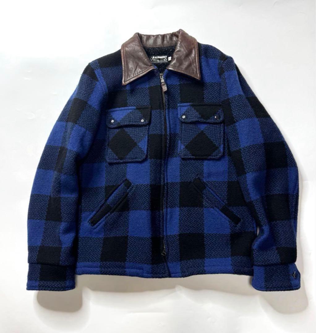 【美品】ハリウッドランチマーケット バッファローチェック CPOジャケット　2 美品❣️ハリウッドランチマーケット バッファローチェック CPO
