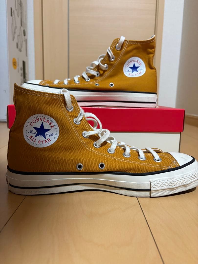 N*A様 最終値下げ　日本製　CONVERSE ALL STAR マスタード　2 コンバース オールスター J マスタード made in japan CONVERSE CANVAS