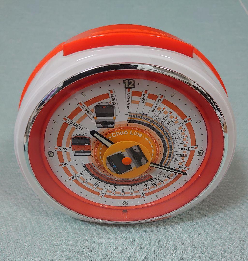 日車夢工房中央特快 駅メロ 電波時計 目覚まし時計 発車 メロディ JR 中央線