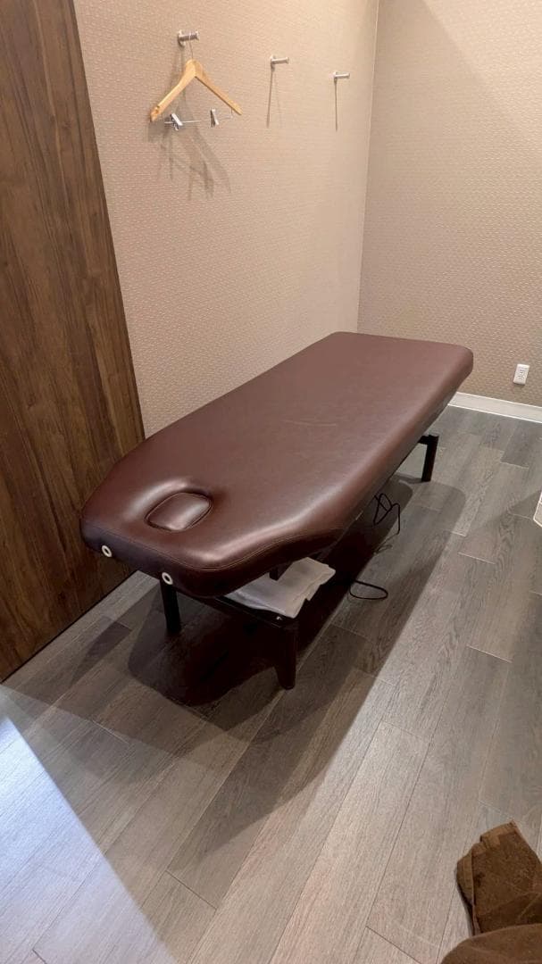 エステ・整体ベッド アームレストヘッドセット付 昇降ベッド用 アームレスト (半円) ダークブラウンの通販｜セブン