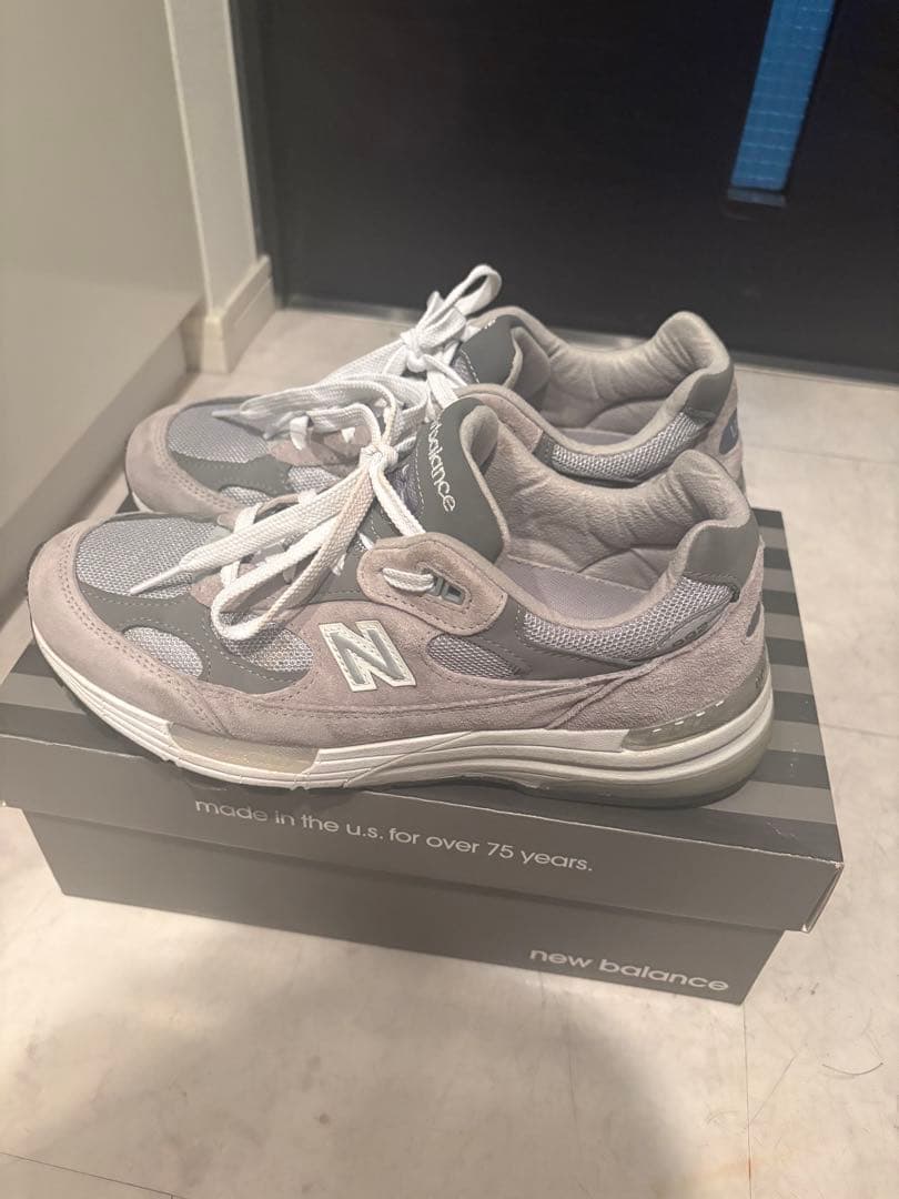 N*c様 New Balance 992 グレー スニーカー
