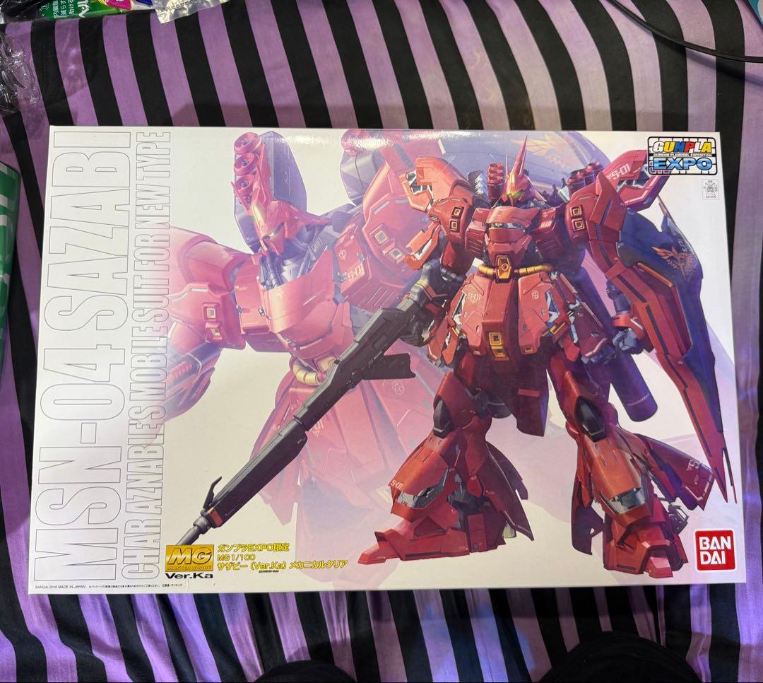 ガンダムEXPO限定 MG サザビー ver.ka メカニカルクリア　rg