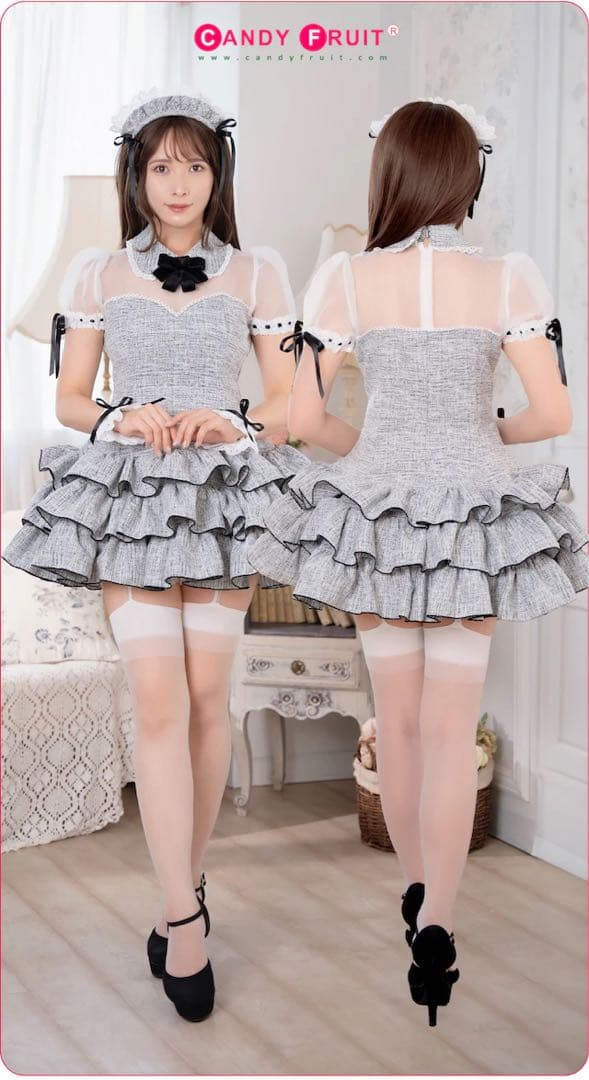 値下げ⭐︎ グレースメイド服（ノワール)Mサイズ JILL×キャンディフルーツ