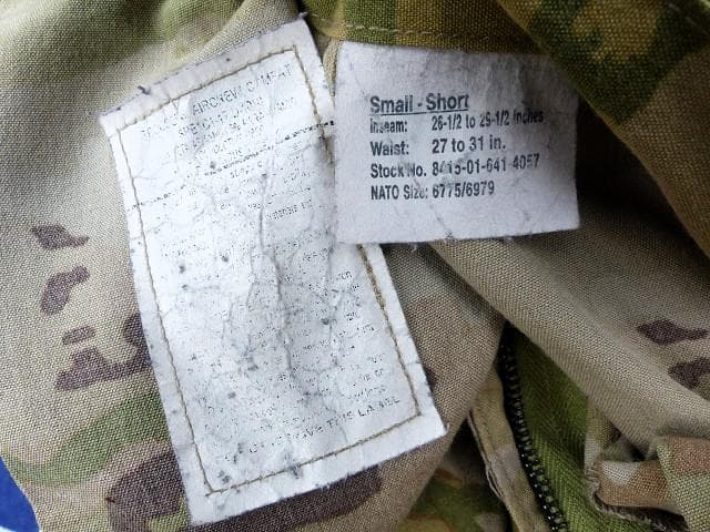 レア 米軍 OCP ヘリクルートラウザー S-S エアクルー A2CU 618 レア