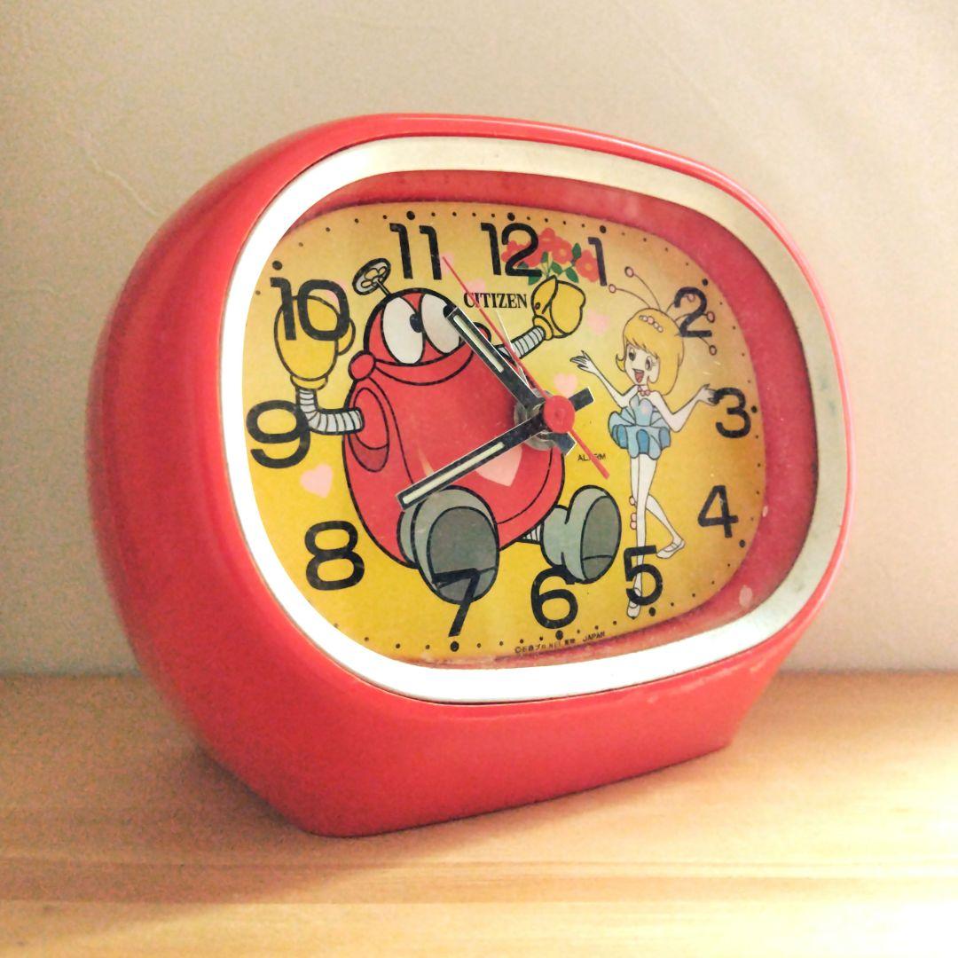 【昭和レトロ】シチズン【ロボコン&ロビンちゃん】目覚まし時計 CITIZEN - 【絶版】新品 コロリンちーちゃん目覚まし時計の通販 by