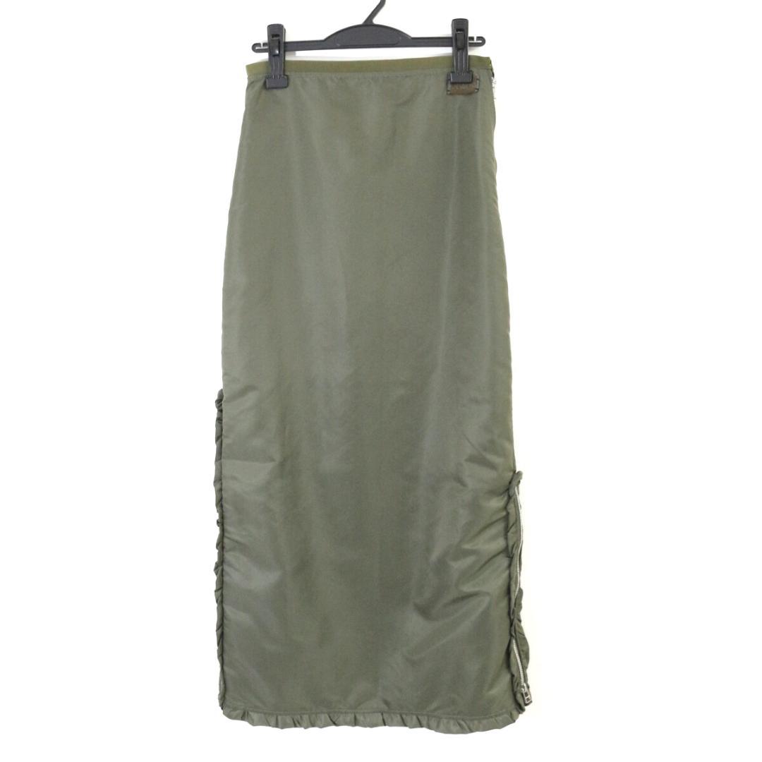 ODAKHA オダカ 24AW サイドジップナイロンロングスカート odakhatop-2-9b2a1433-9c65-479c