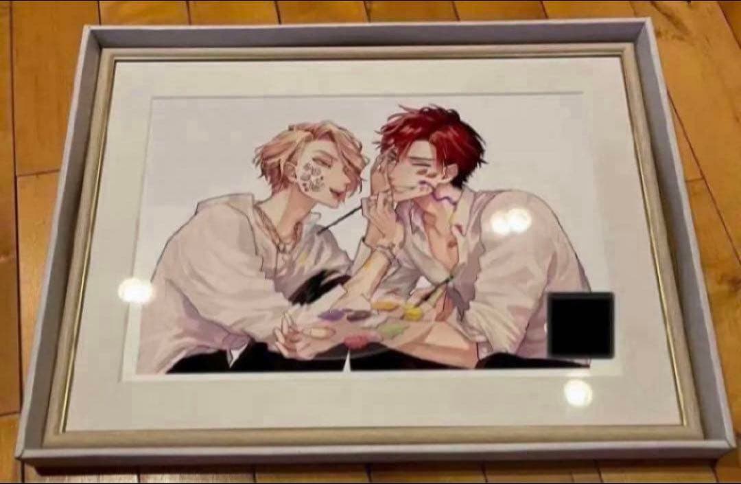 最安値⭐︎ 日ノ原巡 ディアプラス展 直筆サイン入り 複製原画 セラピーゲーム 日ノ原巡原画展