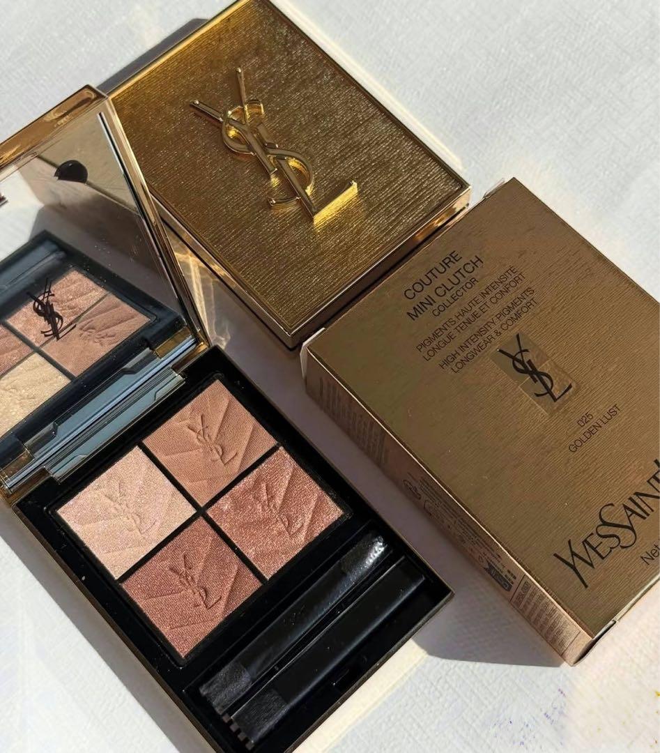 イヴサンローラン　アイシャドウ　クチュールミニクラッチ025 ゴールデンラスト