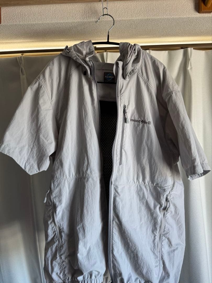 モンベル　空調服　半袖　メッシュパネル　Lサイズ
