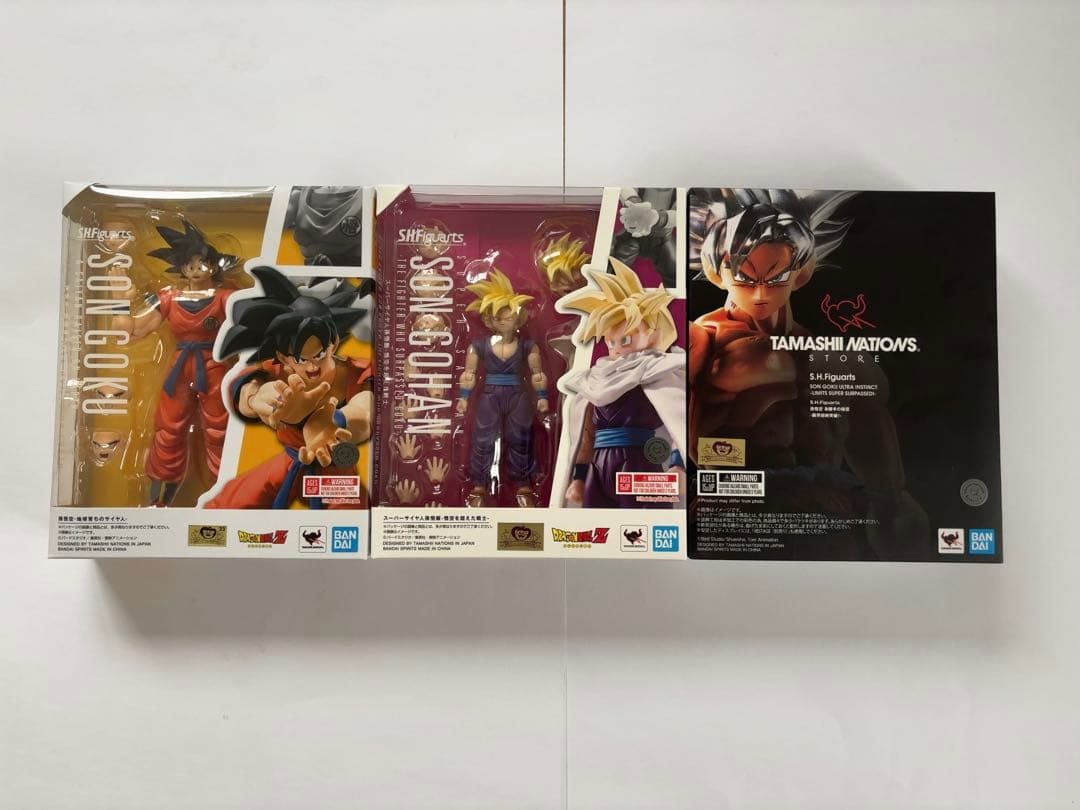 新品未開封　S.H.Figuarts ドラゴンボール人気キャラ3点セット（お得）