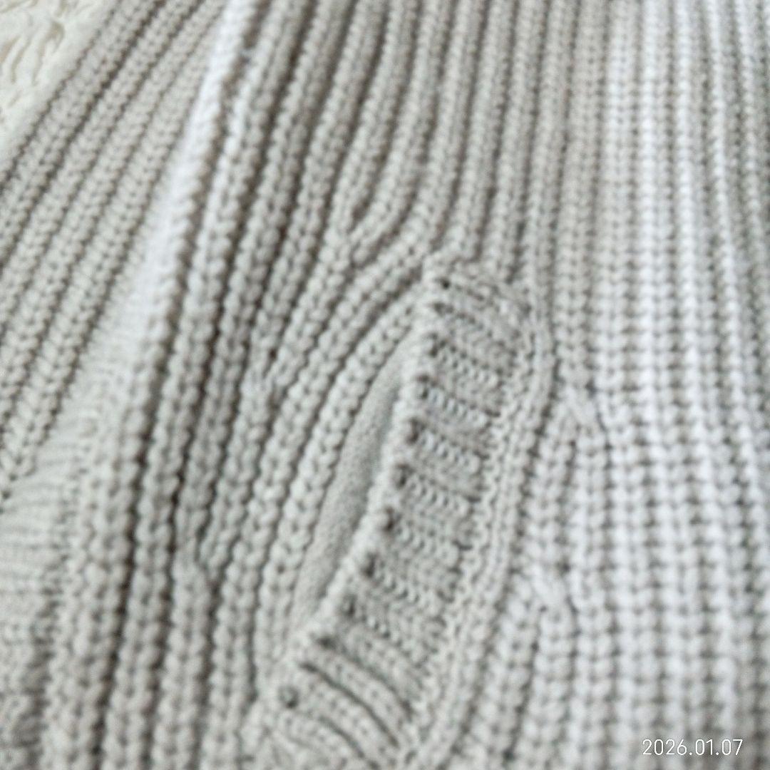 雑誌掲載 鈴木保奈美さん着用 美品 ヘルノ 異素材 ダウン ニット