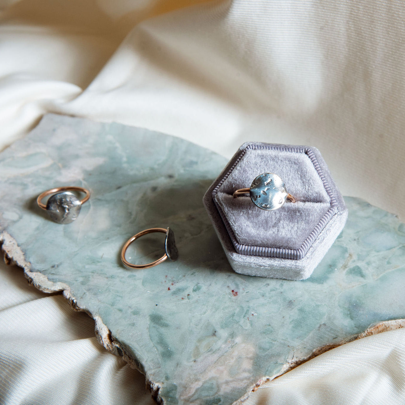 ミュージシャン perfume closet Moon Ring Mix silver #15 il_1080xN