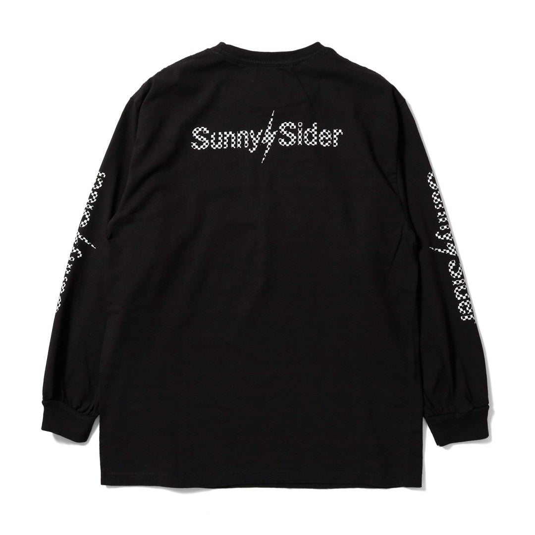 2025 AW / SunnyChecker LongsleeveTshirt Black – サニーシーサイダー