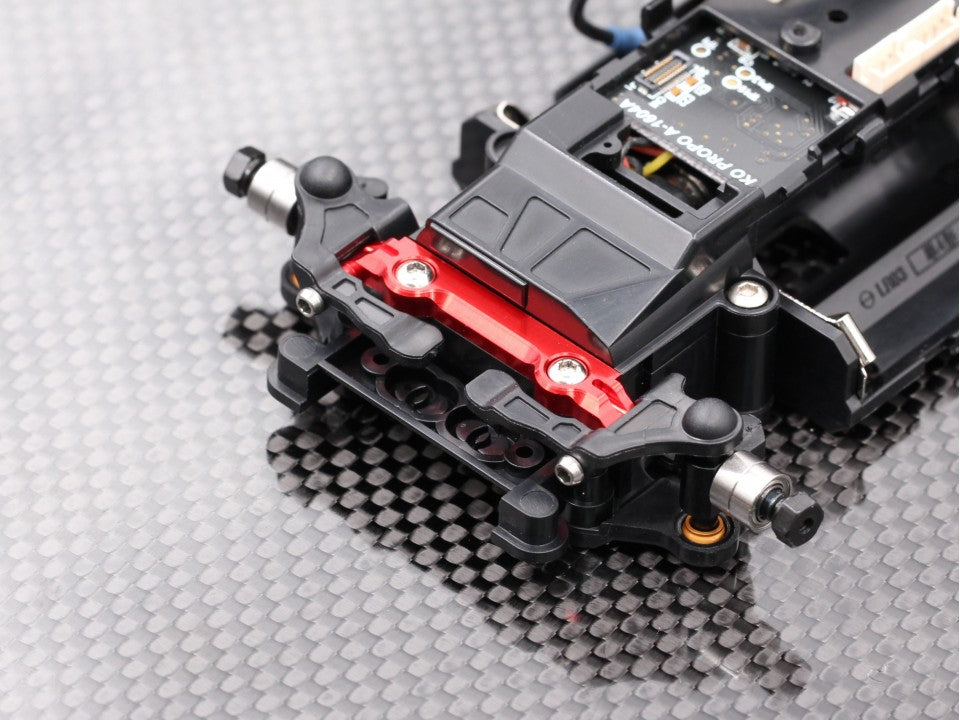 MINI-Z MR-04 FRONT UPPER ARM MOUNT, WIDE (BLACK, RED, BLUE