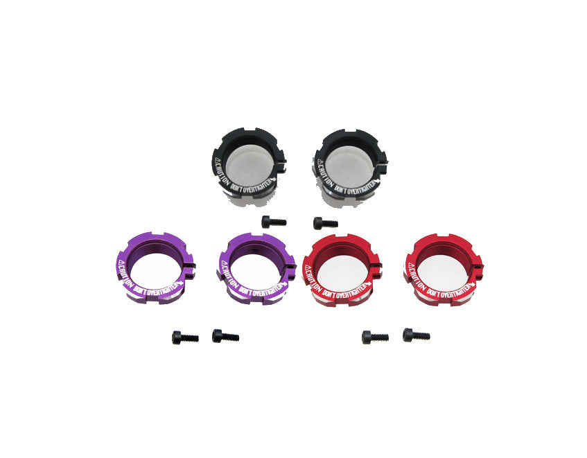 Aluminum Shock Adjust Nut (For HG Shock) BLACK PURPLE RED